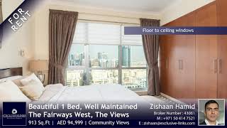 Apartment for rent in Dubai. 1 Bedroom in Fairways West, The Views
