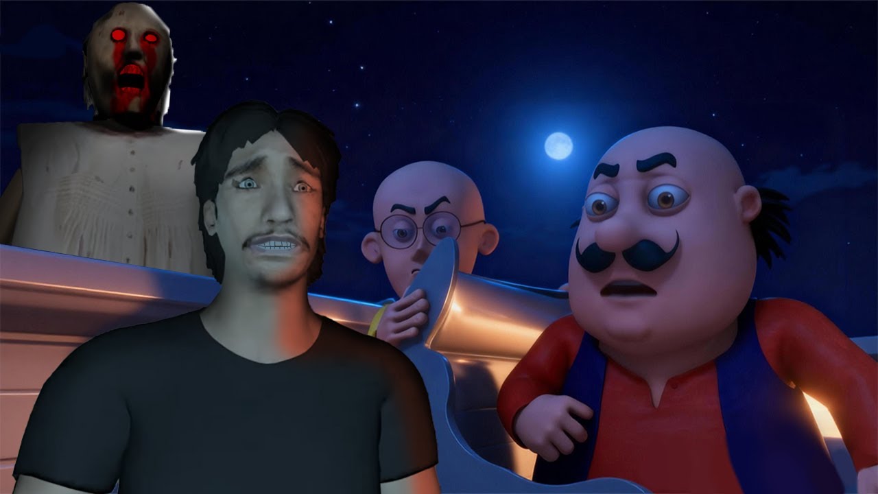 Motu Patlu Ka Sabse Darawna Safar 😱 | motu patlu horror अंधेरा गाँव |  Granny | मोटू पतलू