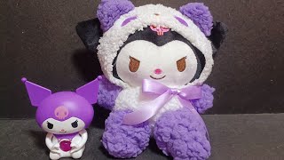 4mins satisfying with unboxing kuromi stuffed |kuromi saying ilove you|asmr