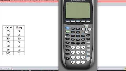 Data Entry, Sorting and Calculation With The TI-84