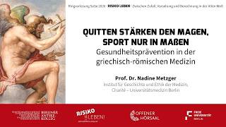 Quitten stärken den Magen, Sport nur in Maßen.