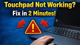 Touchpad Not Working? Fix in 2 Minutes!😇