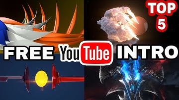 Top 5 Gaming Intro No Text || Gaming Intro Template