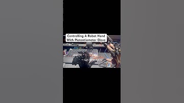 Controlling A Robot Hand With Plotentiometer Glove