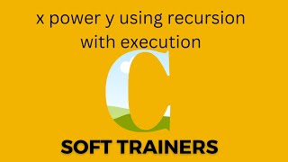 C9.14 | x power y using recursion in C | PPS | recursion | for Beginners | Dr. Khaja Masthan screenshot 2