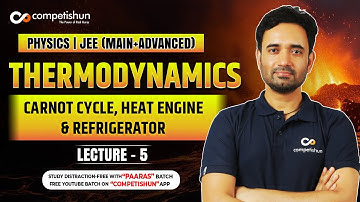5 Carnot Cycle, Heat Engine & Refrigerator | Thermodynamics Class 11 | JEE Mains & Advanced