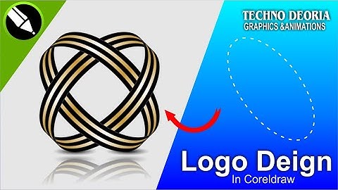 Coreldraw Tutorial  l Viral 3D Golden Ring Logo Design Trends in Coreldraw