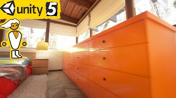 UNITY 5 Engine - Bedroom TECH DEMO 4k / 60FPS