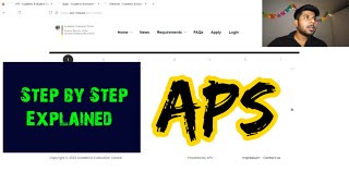 APS Application Germany, A-Z explained || Latest Update 2023 ||