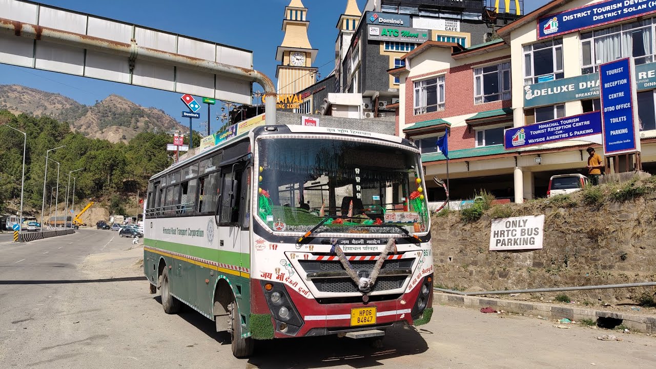 SHIMLA TO CHANDIGARH HRTC BUS JOURNEY VLOG || Jabo - Chandigarh HRTC ||