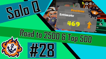 2500 XP & Top 500 with Heavy Splatling Remix - Splat Zones X Rank - Splatoon 2