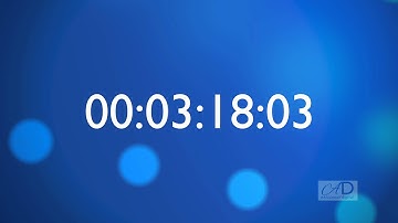Animation - Ten Minutes Of Timecode At 25Fps With Background