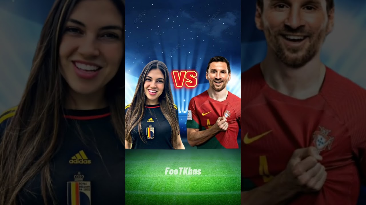 FAST Rap Legend Trio (Georgina, Celine Dept) 🆚 Portugal Messi Trio (Antonella, Alisha Lehmann) ❌