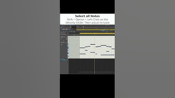 All Notes Same Velocity - Logic Pro Quick Tips