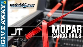 Mopar Trail Rail Cargo Management System Install on Jeep Gladiator JT