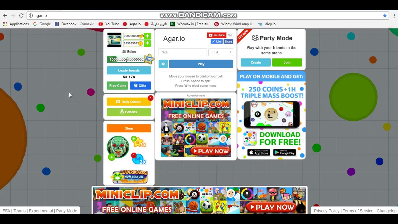 Agar.io Apk + MOD v2.26.3 (Unlimited Money, DNA)