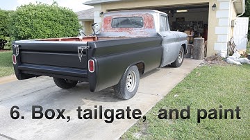 6  Truck box, tailgate, and paint  | 1961 Chevy Apache Restoration