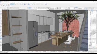 Archicad 25 Modeling Kitchen