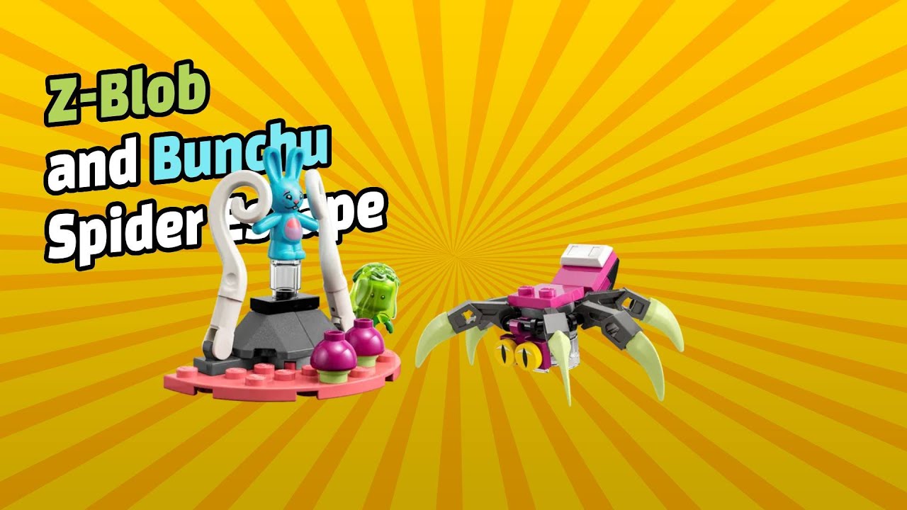 LEGO® Dreamzzz Z-Blob and Bunchu Spider Escape | 30636 | Stop Motion