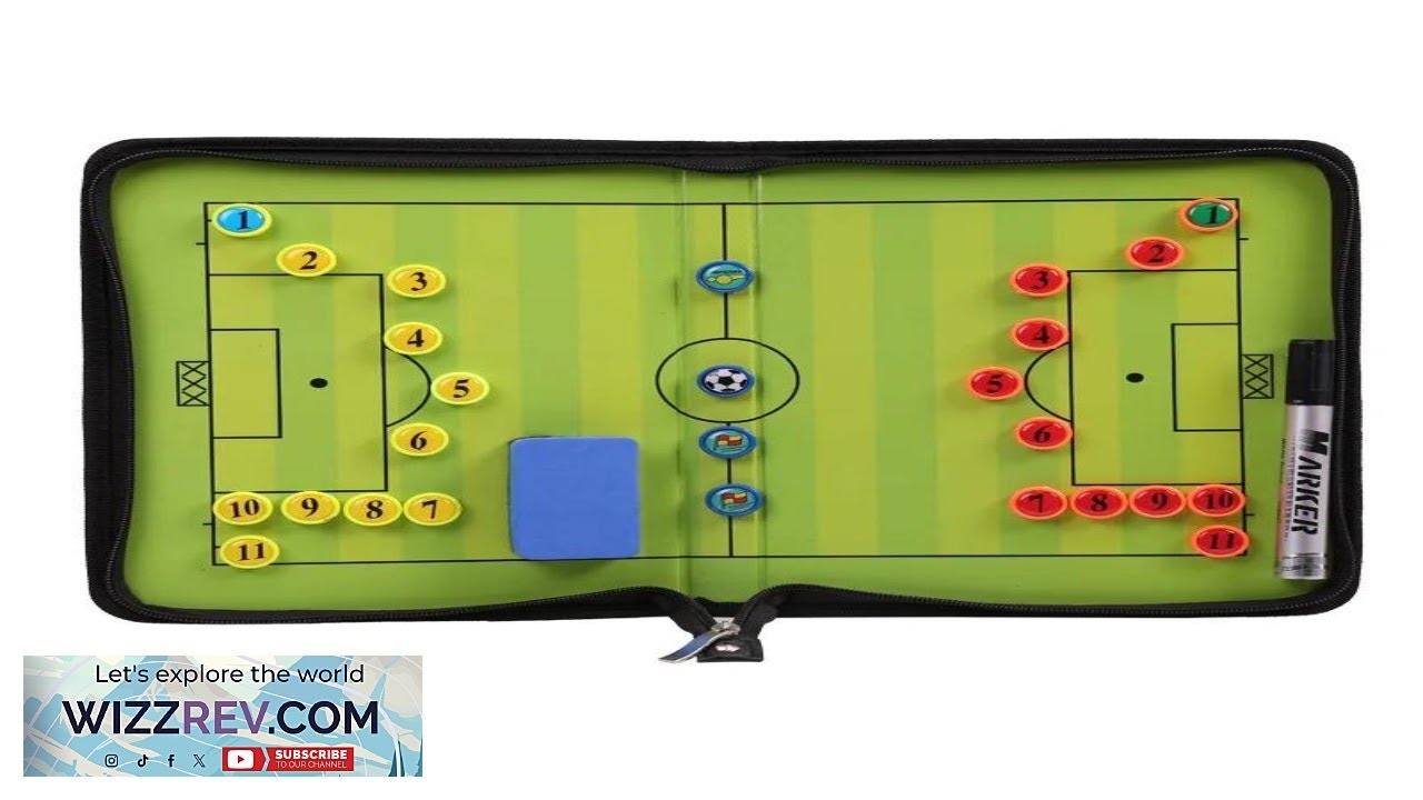 Football Tactical Board Folding Coach Board Special Match Training Professional Football Review