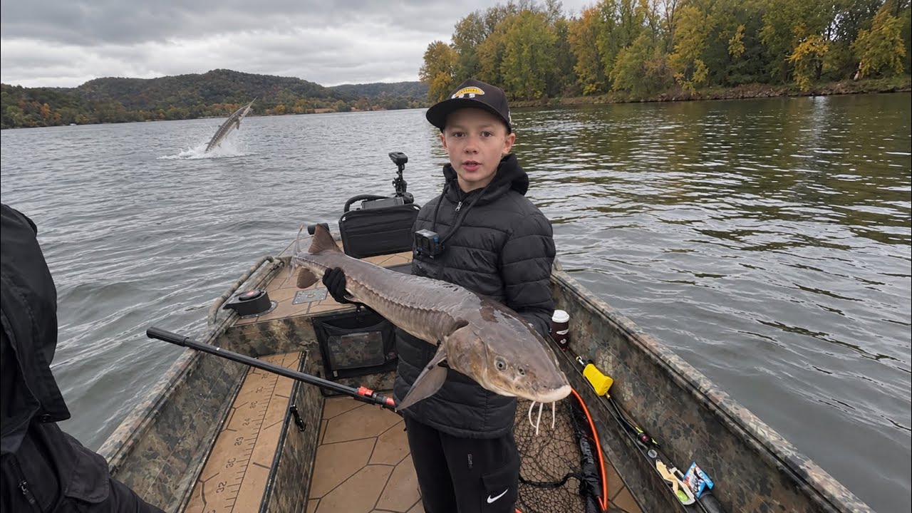 24 hours sturgeon fishing for monsters *we broke a record*