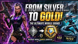 Silver to Gold Rank Push in Valorant Mobile! 🔥 Insane Ranked Grind &amp; Clutches