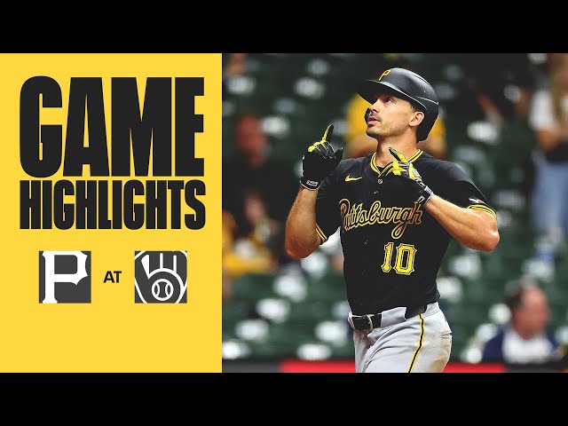 Bryan Reynolds' First 5-Hit Game Leads Win | Pirates vs. Brewers Highlights (5/13/24) class=