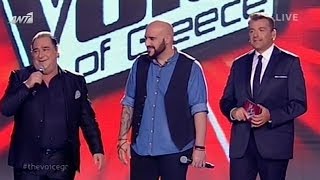 The Voice Of Greece Λ. Κιντάτος & Β. Καρράς - Δεν Πάω Πουθενά 5Th Live Show S01E17