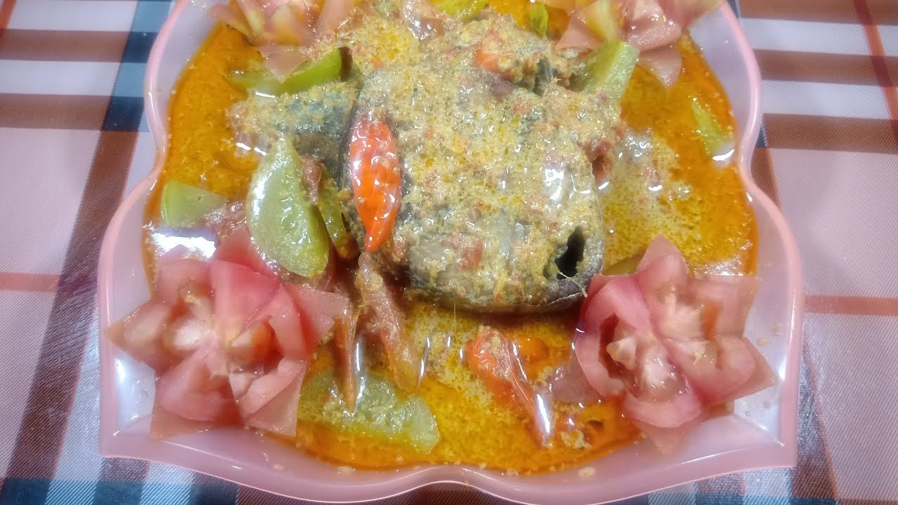 resep ikan cakalang kuah santan - YouTube