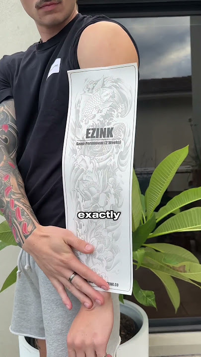 Here’s how to apply our insanely realistic semi permanent sleeves😅