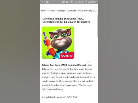 Download Talking Tom Camp MOD Apk for android YouTube Download Talking Tom Camp MOD Apk for android YouTube