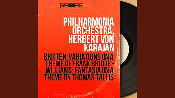 Variations On a Theme of Frank Bridge, Op. 10: Introduction and Theme - Variation I. Adagio