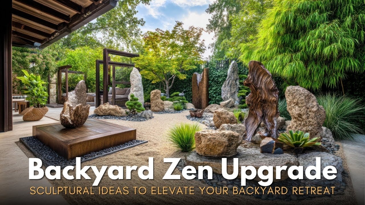 Zen Meets Art: Sculptural Japanese Rock Gardens for Next-Level Backyard Retreats