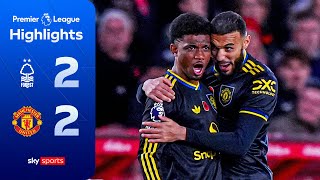 Amad volley rescues point for Man Utd 🔴 | Nottingham Forest 2-2 Man Utd | Premier League Highlights
