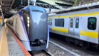 【警笛】JR東日本 E353系 S108編成 回送列車