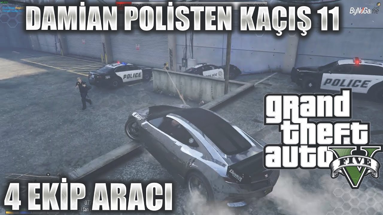 DAMİAN POLİSTEN KAÇIŞ 11 | 4 EKİP ARACI | EİGHTBORN RP GTA V EFSANE KAÇIŞ