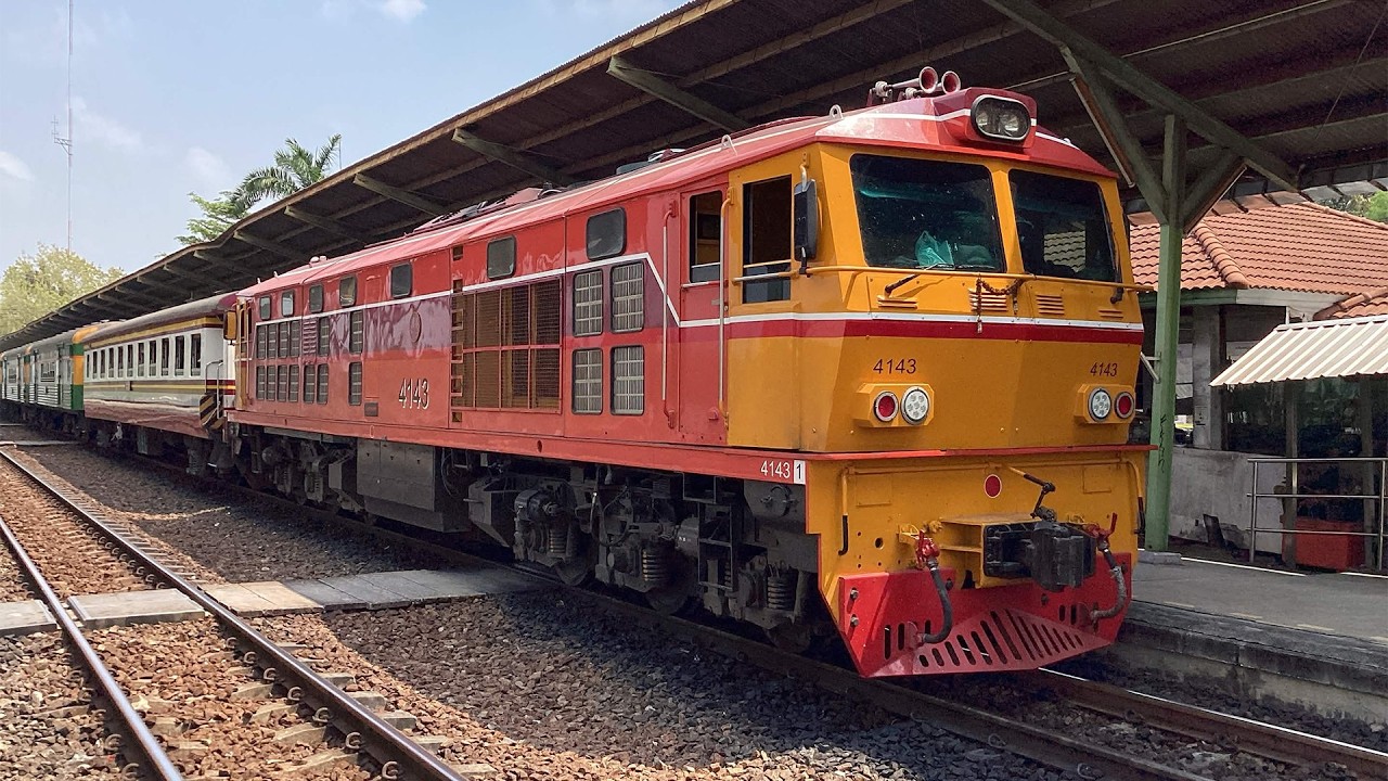 ALS.4143 ขบวนรถชานเมืองที่ 368 ออกหัวตะเข้ | Commuter Train 368 DEP. Hua Takhe