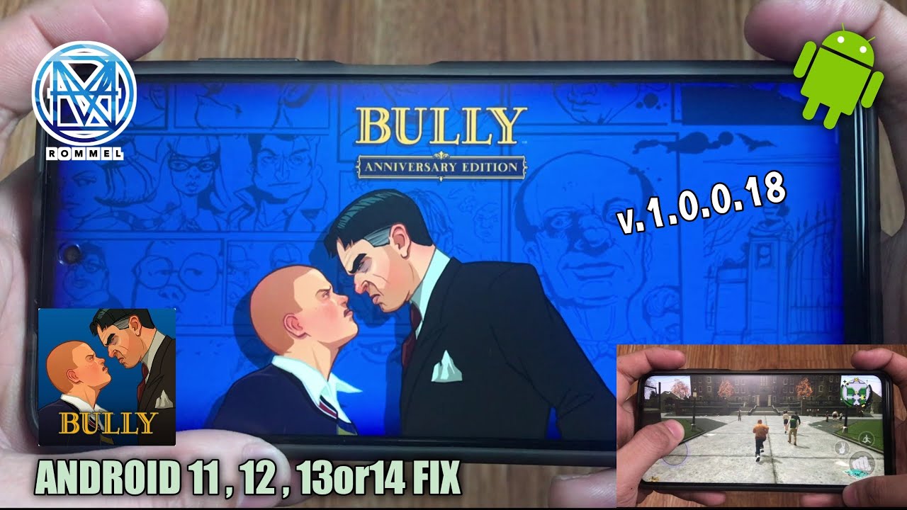 Bully anniversary Edition (Support Android 13) Gameplay Max Ghraphics  [Update 2023] 