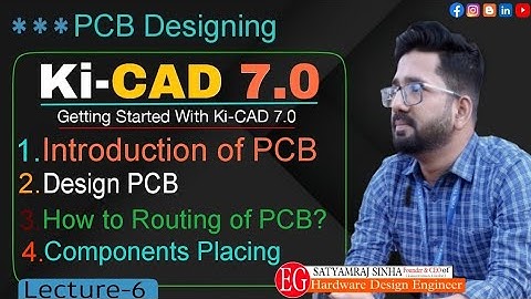KiCAD 7 What are PCBs in Hindi ? How to design PCB Routing? | PCB Designing in Hindi