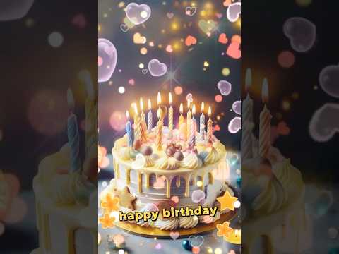 Happy birthday 🎈お誕生日おめでとう🎉 जन्मदिन मुबारक हो 🎊عيد ميلاد سعيد 💖Gold #birthdaysong #birthday #생일