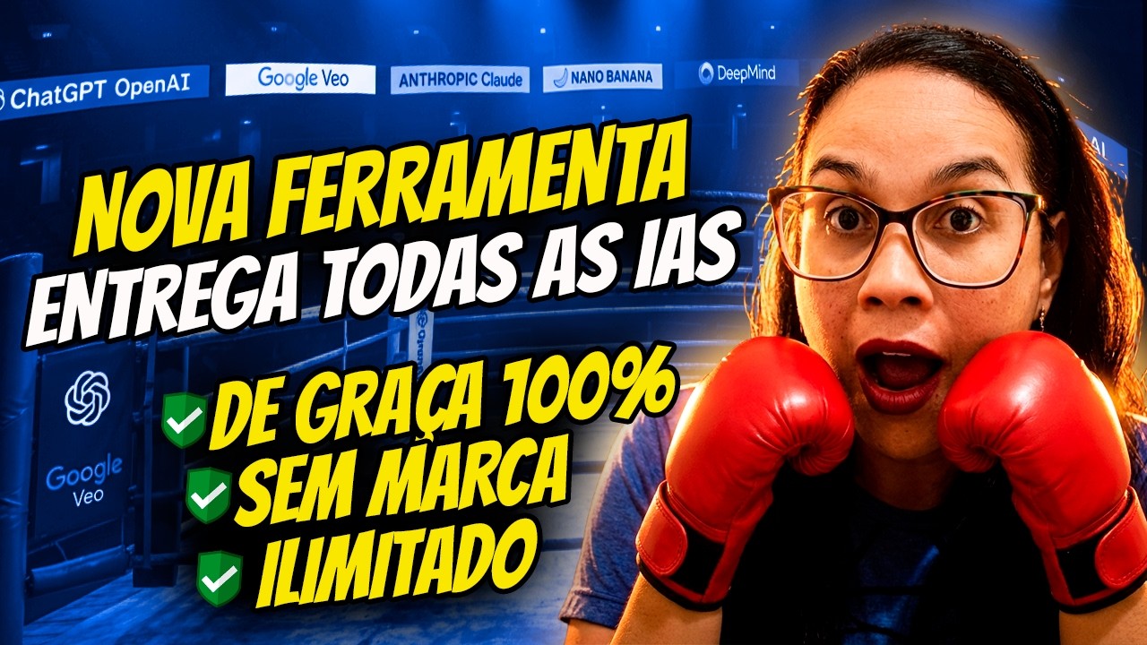 NOVA IA LIBERADA com TODOS os MODELOS de IA 100% GRÁTIS (Imagem, Vídeo, Site)