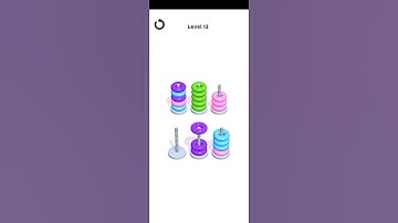 Hoop stack puzzle level 13