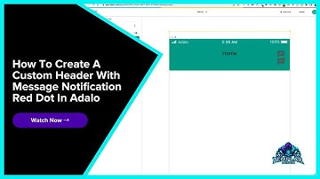 How To Create A Custom Top App Bar With Chat Notification Icon (Including Read Status Red Dot)