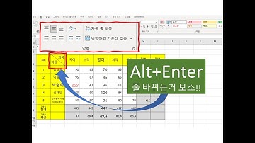11. 엑셀 셀맞춤 기능 feat.  Alt+Enter