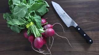How to Julienne Radishes