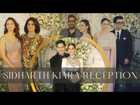Sidharth Malhotra and Kiara Advani’s Grand Reception in Mumbai