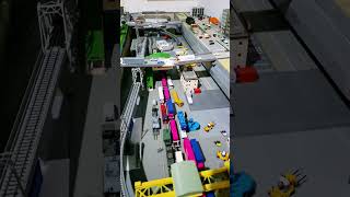 Drone view on KATO Model Train NScale Layout #epicsoundtrack #nscale #modeltrains #train