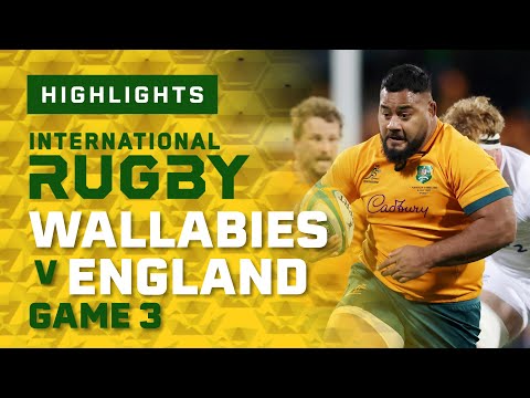 Highlights: Wallabies vs England 3rd Test | Wide World of Sports