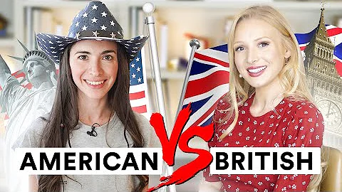 BRITISH vs AMERICAN ENGLISH - Accent & Vocabulary Comparison!