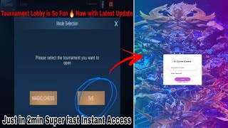 How to create tournament lobby room and do setup setting | Instant 2 min process just watch this...?